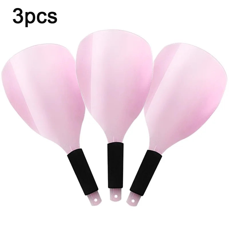 1/3pcs Hair Salon Face Shield Plastic Haircut Face Protector Mask with Sponge Handle Reusable Face Mask Cover Makeup Protector