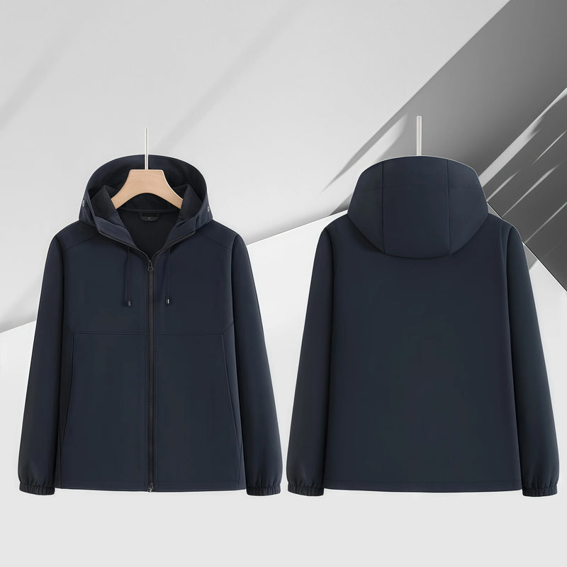 Detachable sleeves transform into a vest Two wear trench  Fleece hooded soft shell Windbreaker  warm waterproof windproof hiking