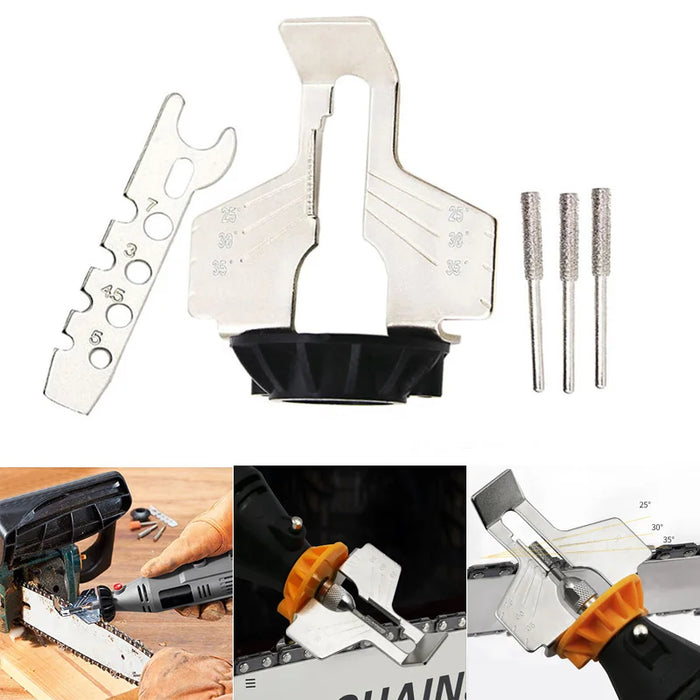 5 colors Chain Saw Sharpening Attachment Sharpener Guide Drill Adapter Head Chainsaw Sharpening Attachment Rotary Tool