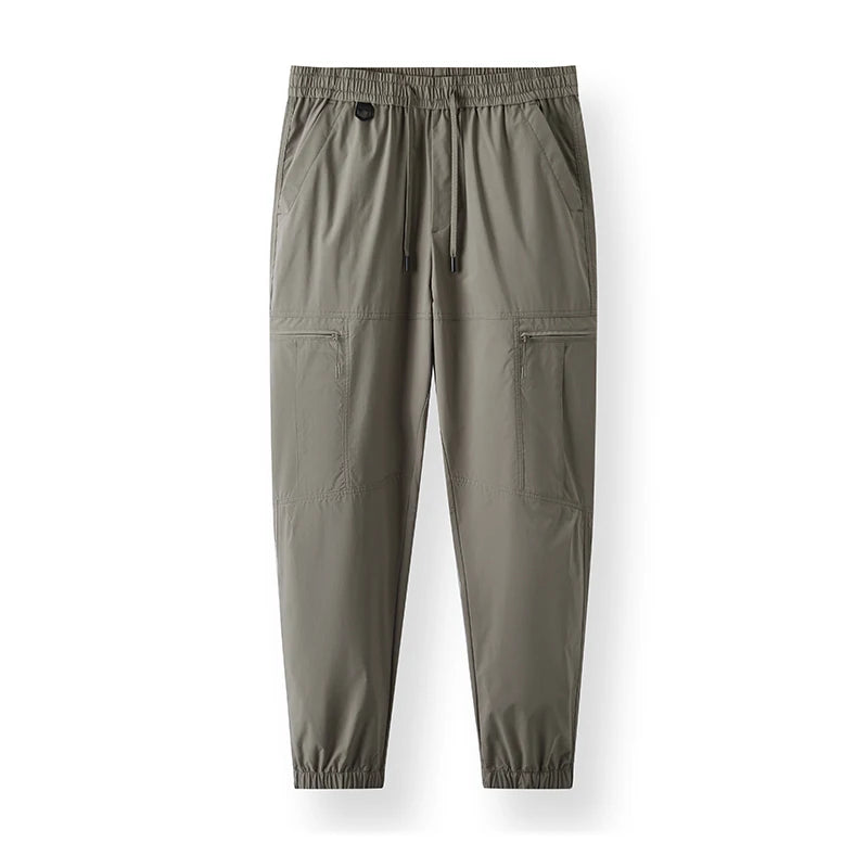 Semir Men Pants Drawstring Waist Loose Tapered Cargo Multi Pocket Outdoor 2026 Autumn Jogger Style Long Trousers Daily Wear