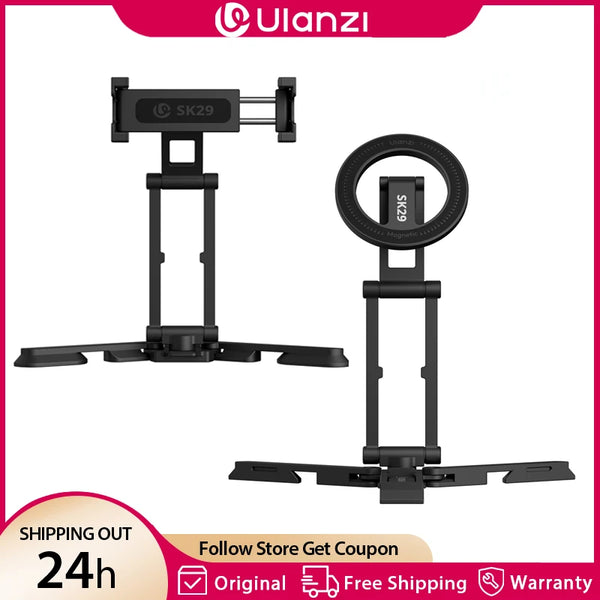 Ulanzi SK29 Magsafe Phone Holder ជើងទ្រទូរស័ព្ទបត់បាន ជាមួយនឹងការបង្វិល 360° សម្រាប់ Iphone 16 15 14 Android Samsung Xiaomi Vlog
