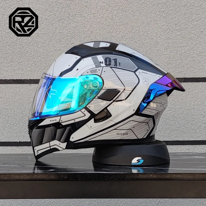 ORZ's latest high-quality modular flip helmet cascos para motos motorcycle dual lens full helmet capacity DOT approved