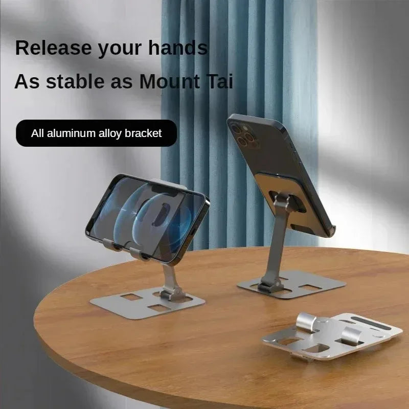 1pc Universal  Foldable Desk Phone Holder Mount Stand For iPhone,Mobile Phone Holder Tablet Desktop Metal Holder,Phone Holder