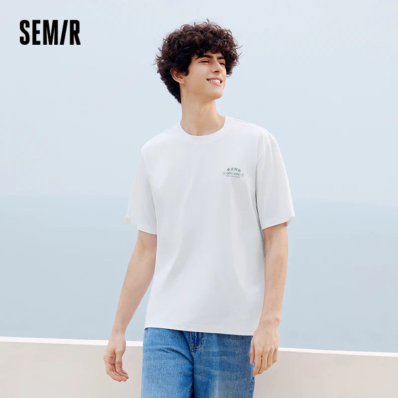 Semir Mens Tshirt 2026 Quick Dry Antibacterial Printed New Arrival Casual Fashion Soft Daily Wear