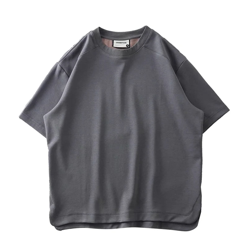 DUKEEN Modal Fabric T Shirts for Men 2025 Summer New Coolness Quick-Drying Shorts-Sleeve Tops Oversized Men's Clothing
