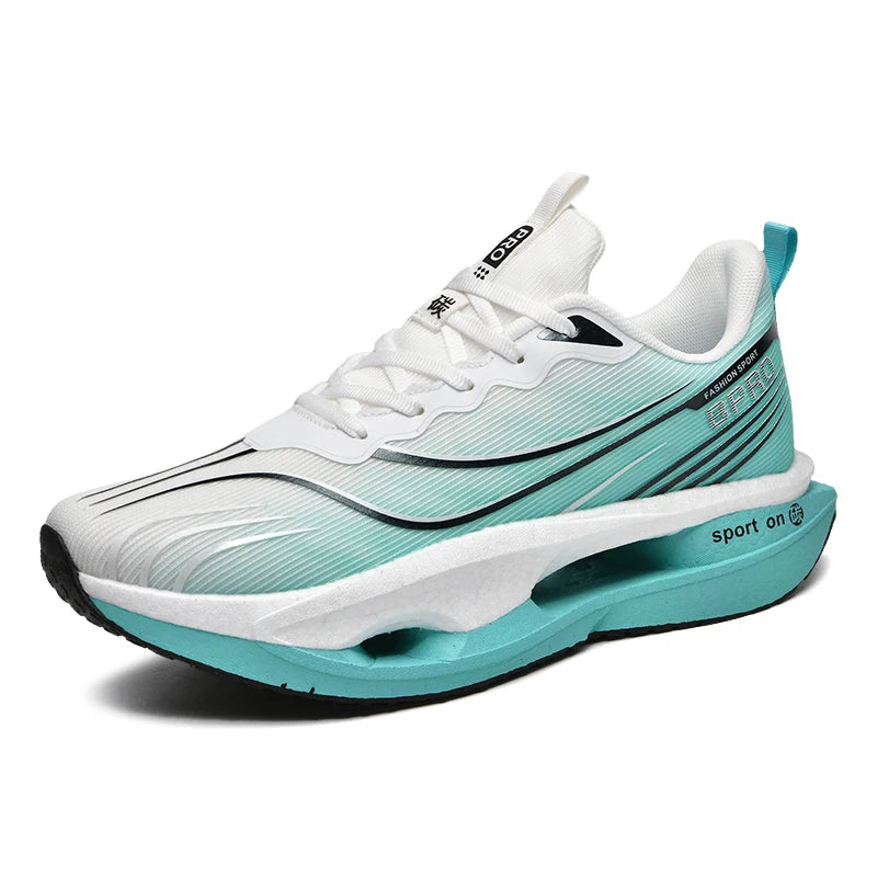 Men Women Carbon Racing Running Shoes Four Seasons New Breathable Lightweight Outdoor Casual Sneakers Couple Speed Sports Shoes