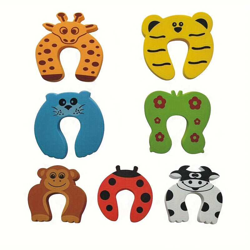 1/2PCS Safety Door Stoppers Designed to Prevent Pinched Fingers, Featuring cute animal  Patterns. door stopper