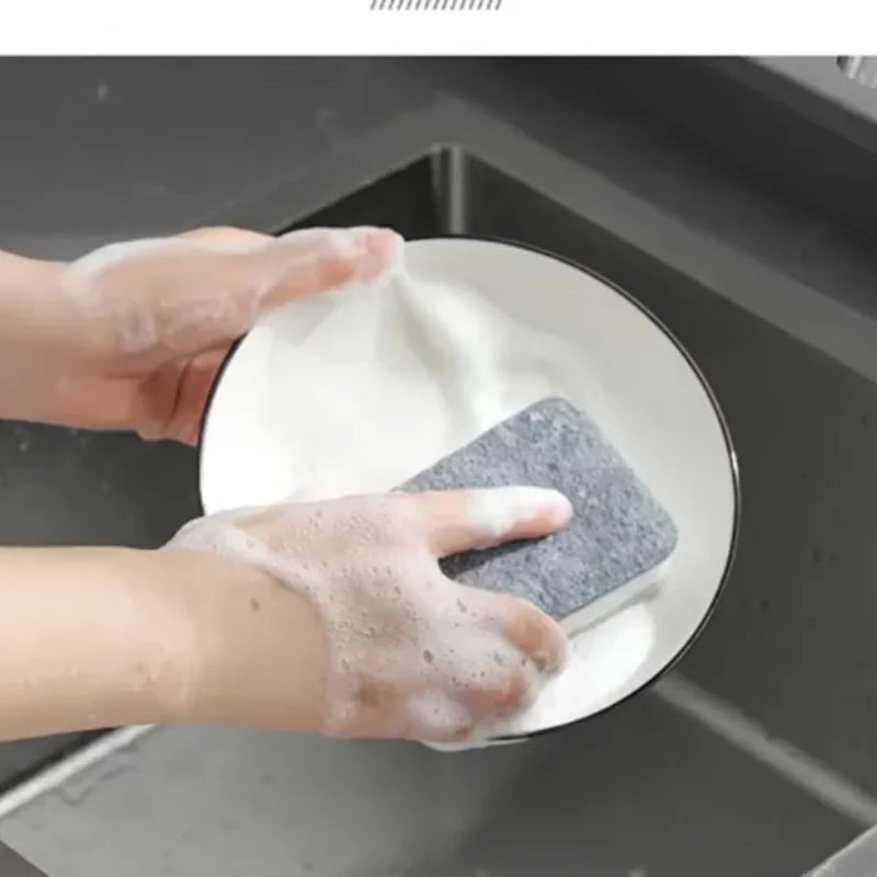 5/10/20 piece double-sided cleaning sponge; pot cleaning and maintenance washing sponge; household grinding pad tool set sponge