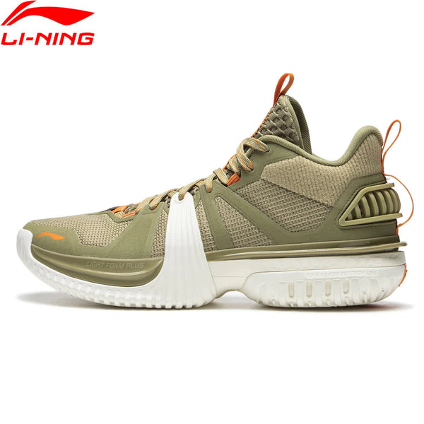 ស្បែកជើងបាល់បោះបុរស Li-Ning BAD5 STORM 2024 WNTR ក្រៅផ្ទះ ធ្វើពីស្នោស្រាល បូករួមទាំងខ្នើយ TUFF OS ស្បែកជើងប៉ាតា Lining ដែលអាចពាក់បាន ABFU051