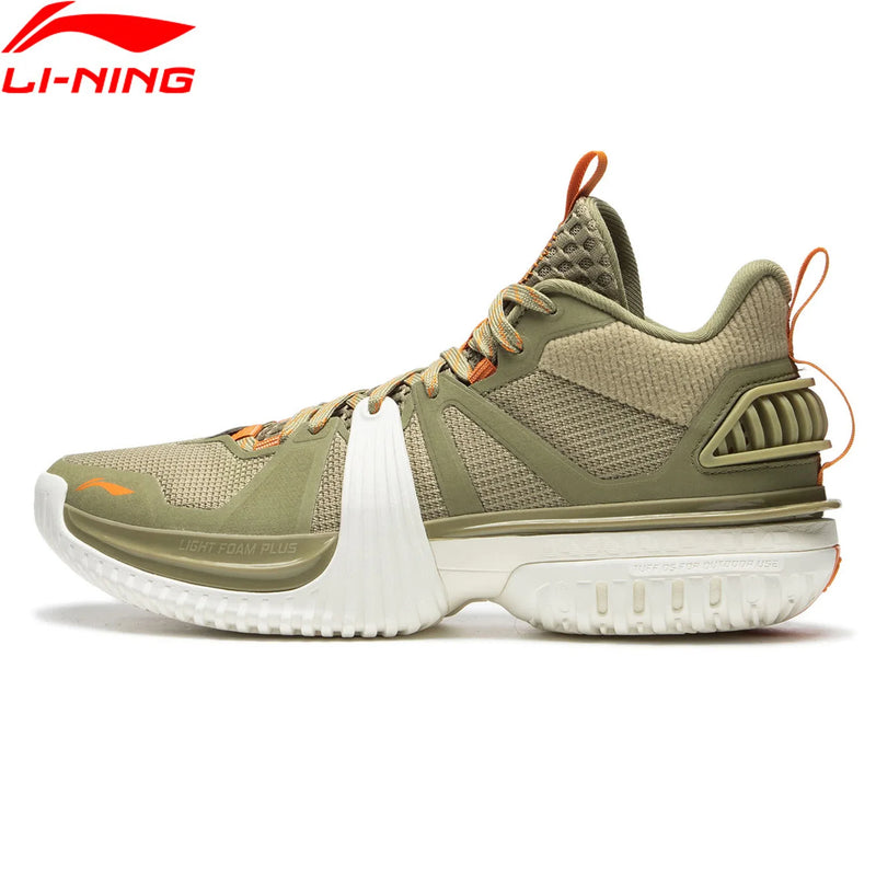 Li-Ning Men's BAD5 STORM 2024 WNTR Outdoor Basketball Shoes LIGHT FOAM PLUS Cushion TUFF OS Wearable LiNing Sneakers ABFU051