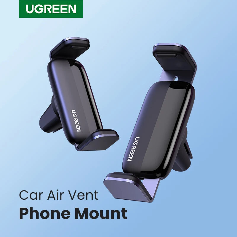 UGREEN Car Phone Holder Stand For Mobile Phone Air Vent Phone Stand for Xiaomi Samsung iPhone 16 15 Telephone Car Holder Stand