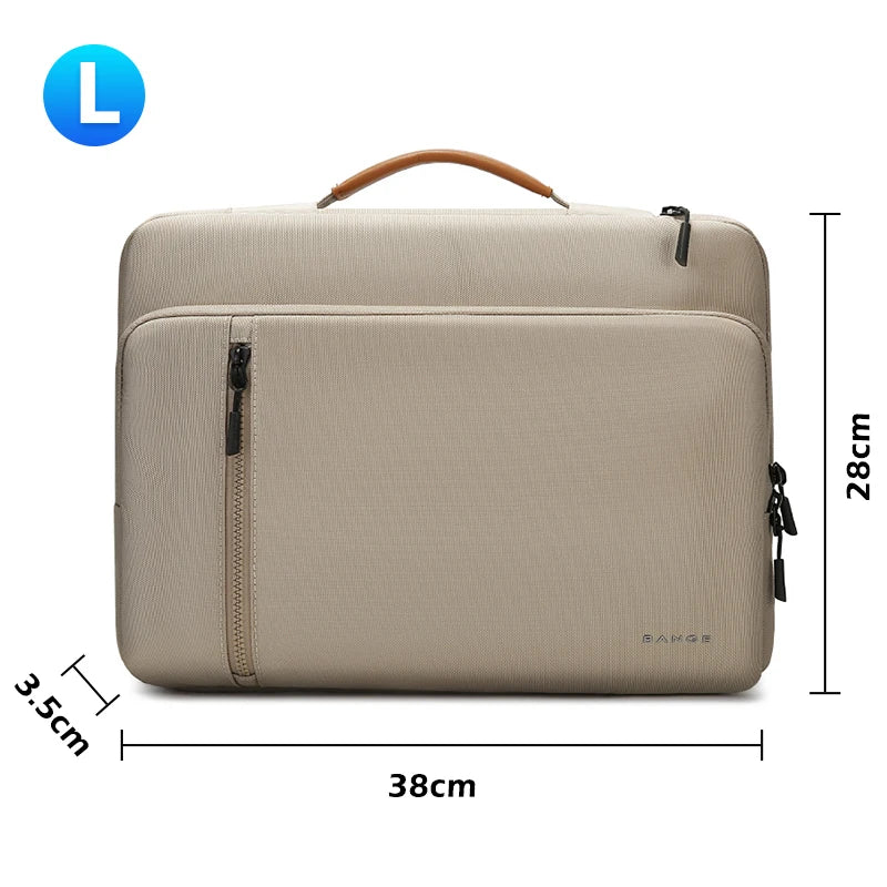 BANGE Slim Laptop Sleeve Bag 14-15.6 Inch Notebook Pouch for Men's Shockproof Computer Briefcase for Business Travel Laptop Case