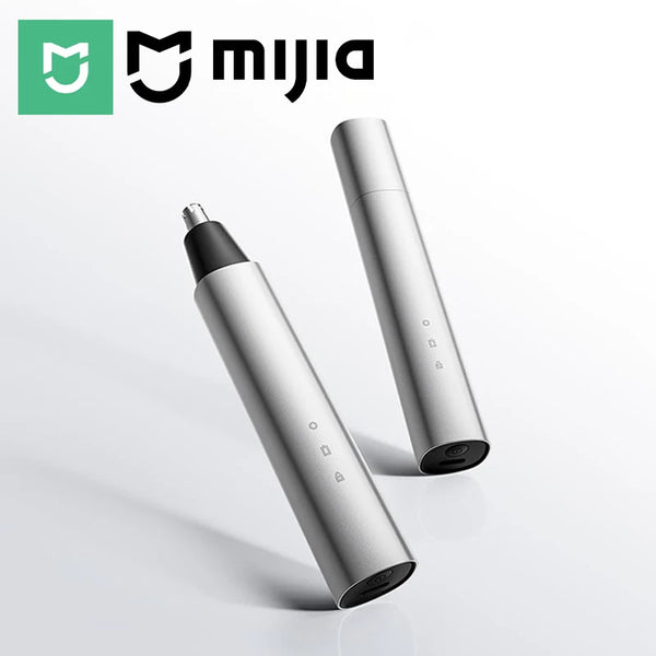 MIJIA Electric Nose Hair Trimmer Pro,11° Inclined Slot Opening,Aluminum Alloy Body,Detachable Blade Head,IPX7,Chinese Version