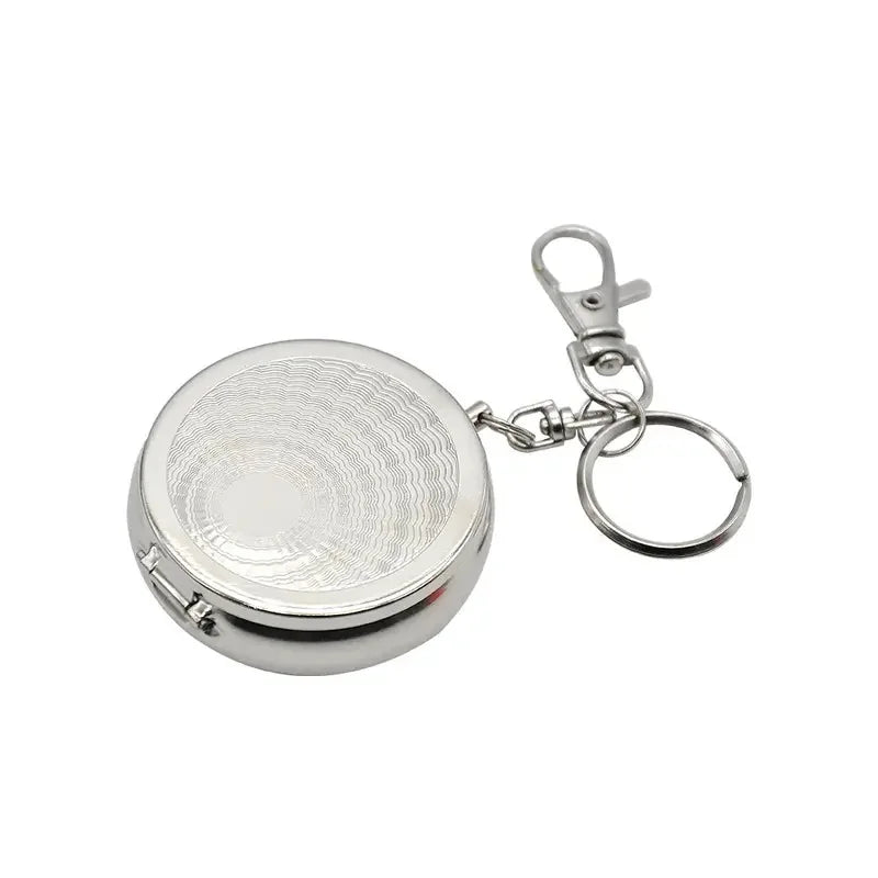 Portable ashtray Pocket watch model Metal ashtray key chain model mini ashtray