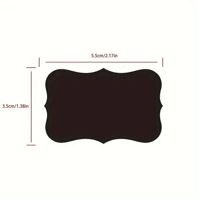 120pcs/roll Black Labels,Along with1 Liquid Chalk Pens,Perfect for Decorating Parties,Organizing Your Home, Kitchen, And Office.