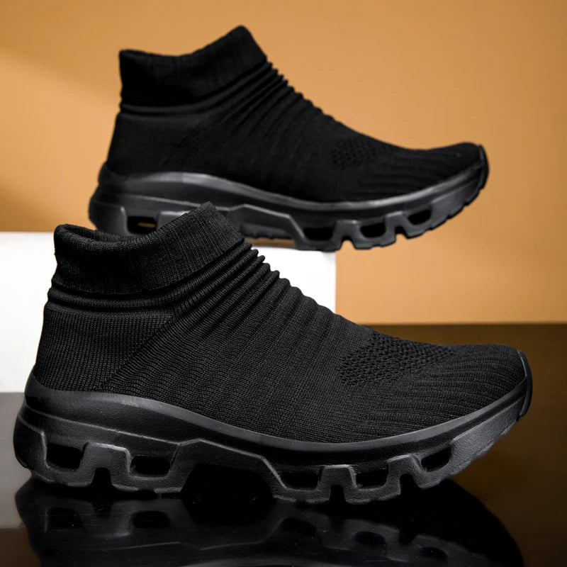 Mens Walking Shoes 2025 New Lightweight Mesh Breathe Thick Soled Comfort Unisex Daily Casual Outdoor Sports Leisure Sneakers