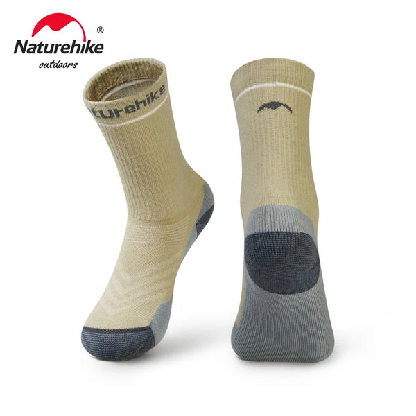 Naturehike Fog Snow Wool Socks Winter Lightweight Shock-Absorbing Right Angle Sock Outdoor Hiking Mountaineering Thickened Warm