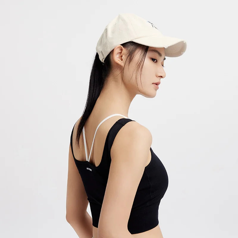 Semir Women Underwear Camisole Faux Two Piece Strap Comfortable Base Layer Sport Casual Autumn Top Daily Wear 2026