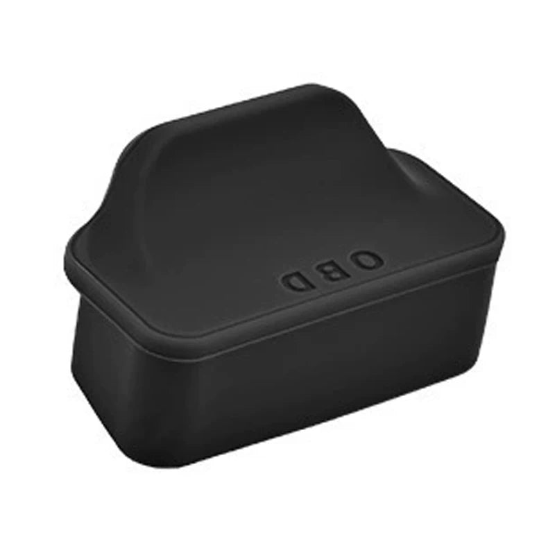 SEAMETAL Silicone Car OBD Port Dust Cover Handle Design OBD Port Lock Protector Sleeve Caps Waterproof Dustproof Car Accessories