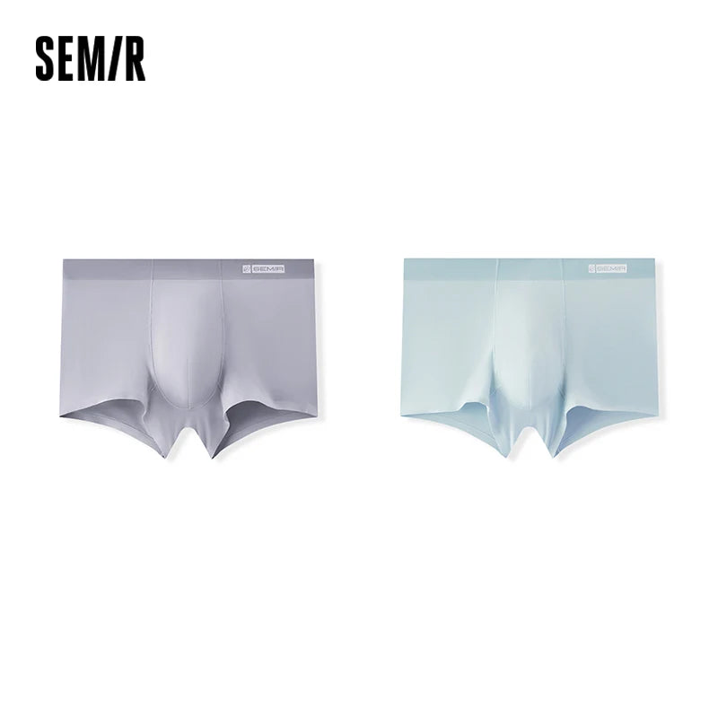 ខោខ្លីបុរស Semir ធ្វើពីក្រណាត់ប្រឆាំងបាក់តេរី វាយនភាពប៉ាក់ ទន់រលោង រដូវស្លឹកឈើជ្រុះ ឆ្នាំ២០២៦ ផាសុកភាពប្រចាំថ្ងៃ មានអារម្មណ៍ស្រួល និងមានខ្យល់ចេញចូលបានល្អ ទំហំមធ្យម