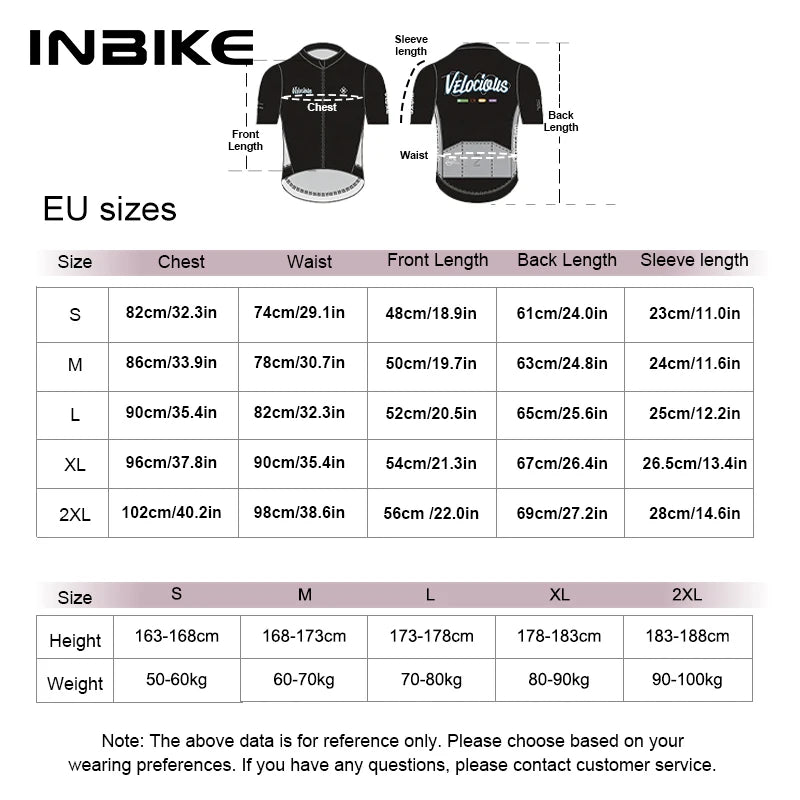 INBIKE Cycling Jersey Men Short Sleeve Road Bike Biking Jerseys Full Zipper with Pockets Bicycle Clothing Breathable Quick Dry