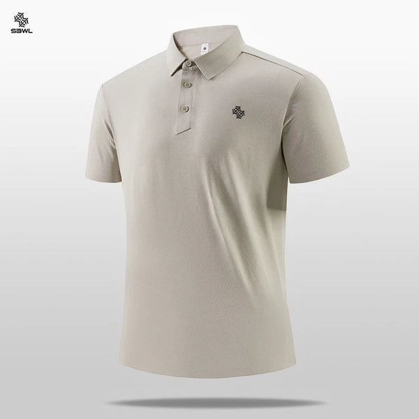 SBWL Summer New High-Quality Men's Sports POLO Shirts and Fashion Casual Short-Sleeved T-Shirts Tops
