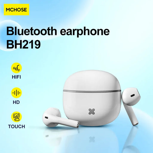 MC BH219 For Xiaomi Wireless Earphone Bluetooth 5.3 Noise Canceling Waterproof Headphones Microphone Call Sports TWS Headset