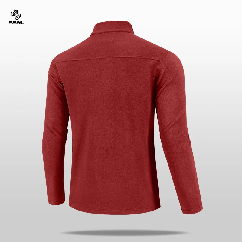 SBWL 2025 Men's new autumn/winter Outdoor sports warm long-sleeved T-shirt Fashion casual sports high-quality jacket Tops