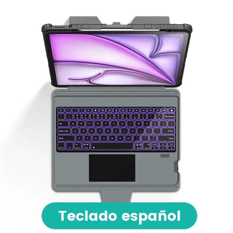 Backlight Keyboard Case for iPad Pro 13 M4 Air 13 2025 Nillkin for iPad Pro 12.9 6th Generation Air 11 M2 Spanish Keyboard Cover