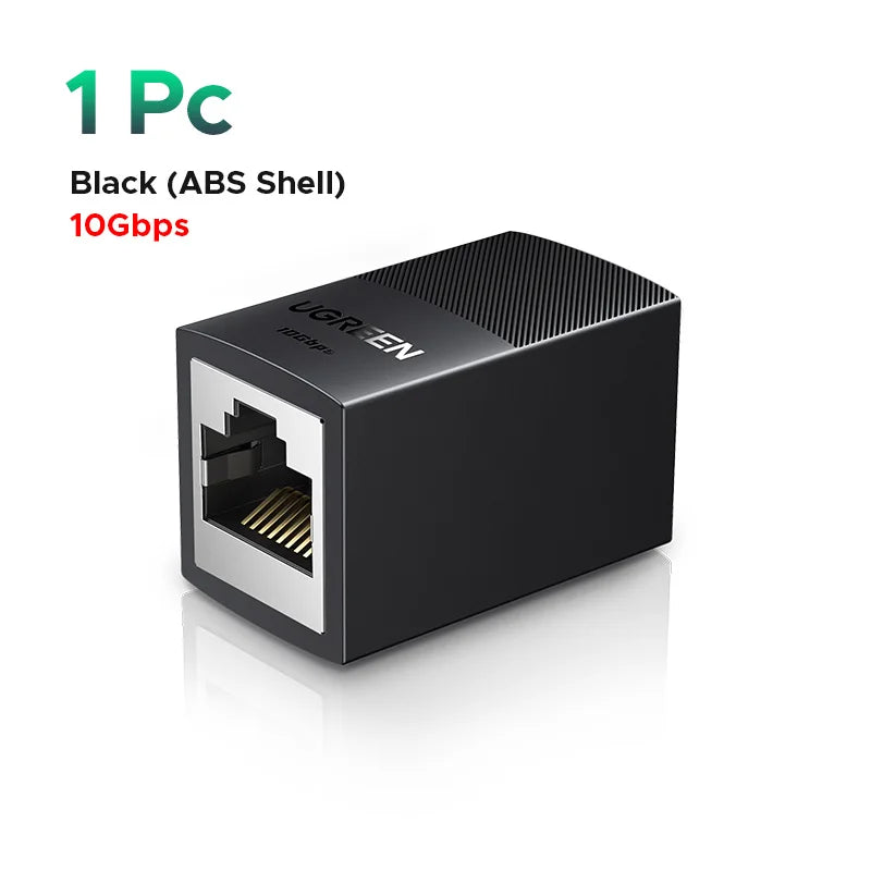 UGREEN 10Gbps RJ45 Connector Network Ethernet Extender PoE for Cat8/7/6A/6/5 Ethernet Cable Adapter Gigabit Female to Female
