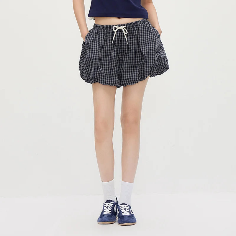 ខោ Semir សម្រាប់នារី ខោខ្លីរលុង ផ្អែមល្ហែម គួរឲ្យស្រលាញ់ រចនាប័ទ្ម Vintage Bud ឆ្នាំ 2026 ម៉ូដសម្លៀកបំពាក់ប្រចាំថ្ងៃ សម្រាប់រដូវក្តៅ