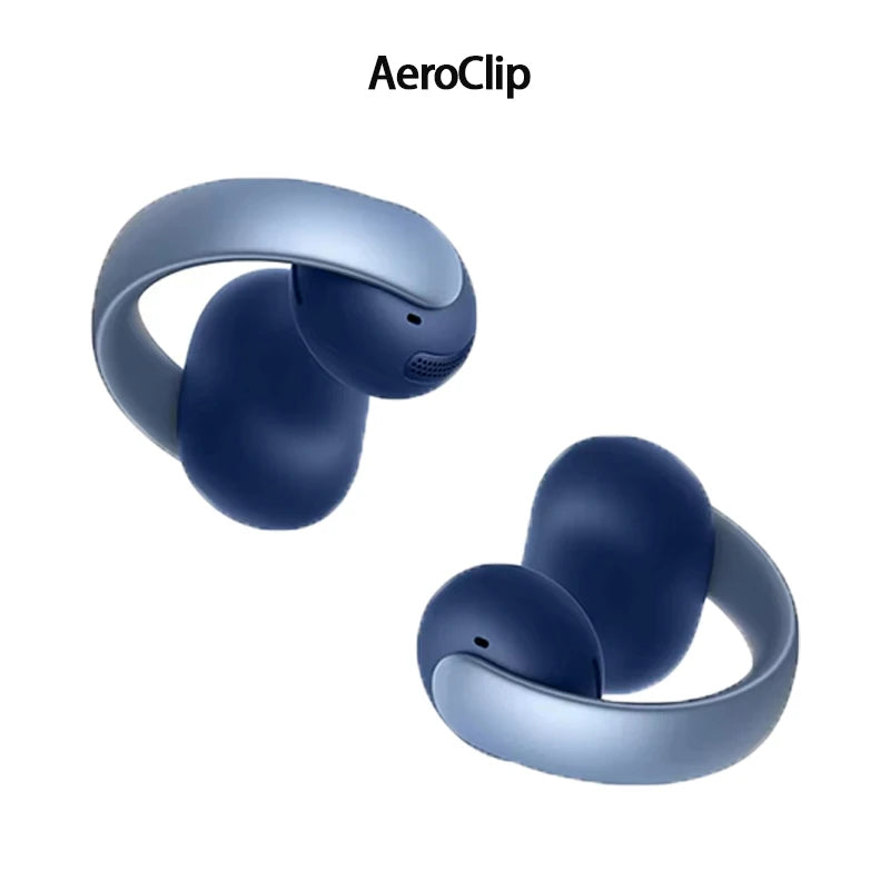 Anker Soundcore កាសស្តាប់ត្រចៀក AeroClip ដើម កាសស្តាប់ត្រចៀកប៊្លូធូសឥតខ្សែ រចនាបែបស្ព័រ ទន់ ងាយស្រួលពាក់