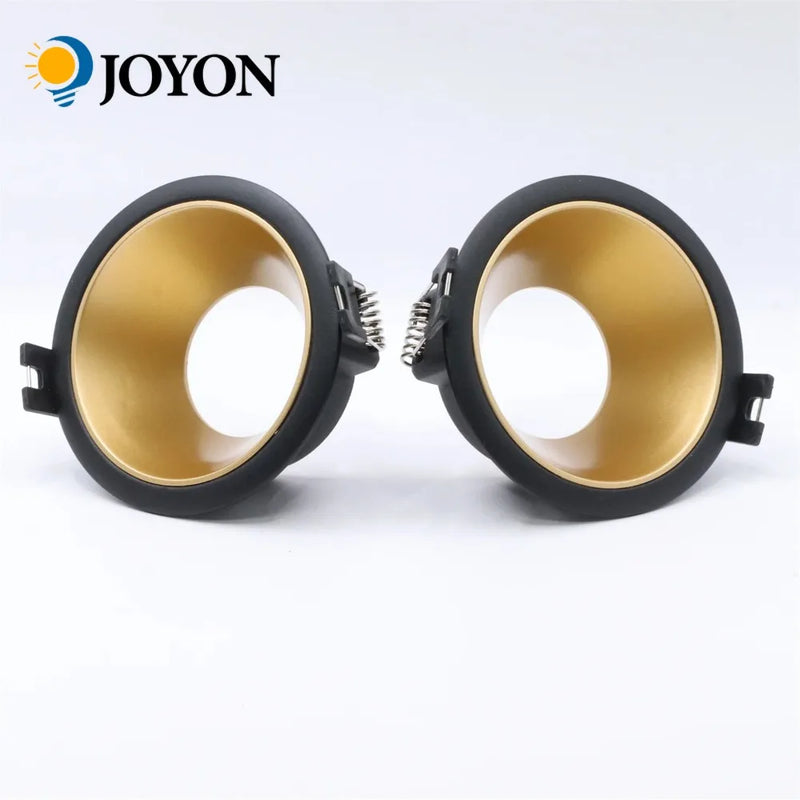 Joyinled Recessed Downlight Frame GU10 MR16 Holder Round Ceiling Mount Spot Light Aluminum Lighting Fixture for Home Commercial