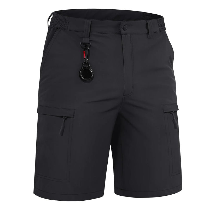 TACVASEN Summer Moisture Wicking Casual Shorts Mens Cargo Work Shorts Running Jogging Sports Bottoms Nylon Rip-Stop Short Pants