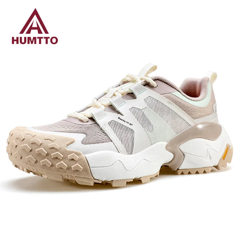 HUMTTO Outdoor Hiking Shoes for Women's Breathable Anti-slip Trekking Sneaker Woman Lightweight Summer Climbing Trail Sneakers