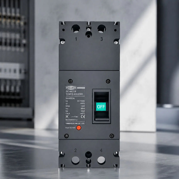 2P DC MCCB Type 1500V 300A/400A High-Current Molded Case Circuit Breaker, Overload Protection Switch for Solar PV System