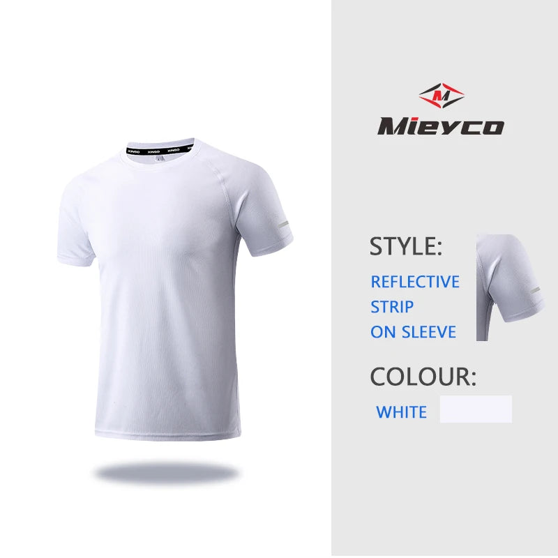 2026 Men's Short Sleeve Compression Shirt Quick Dry O-Neck Thin Rash Guard Workout Gym Running Base Layer Athletic Undershirt