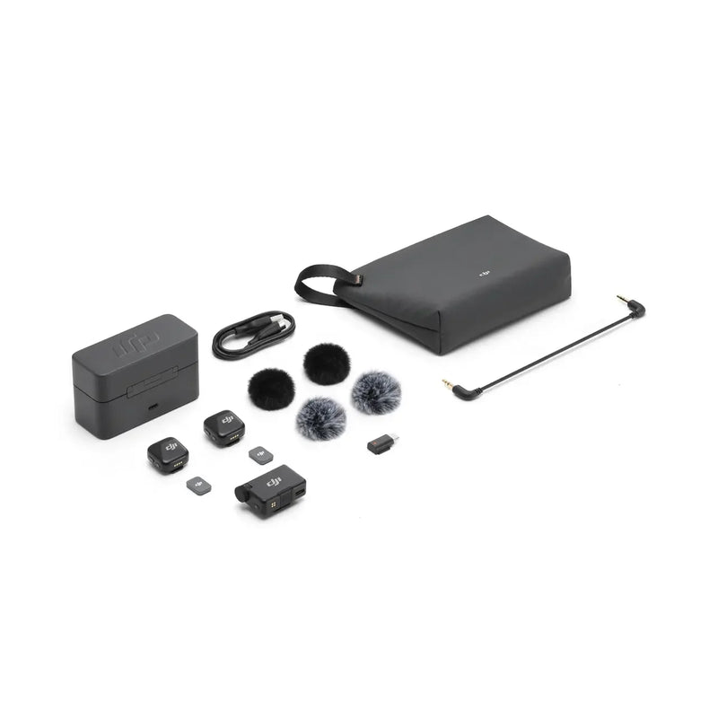 DJI Mic Mini High-Quality Audio With Stable Transmission 48-Hour Operation w/Case Two-Level Active Noise Cancelling NEW Original