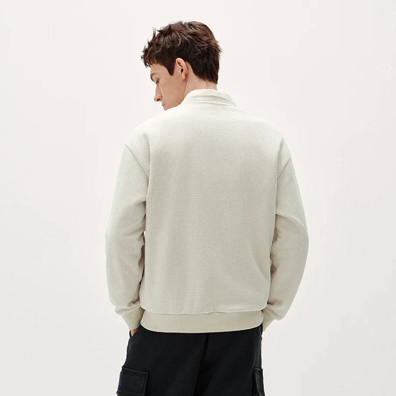 Semir Men Sweatshirt Warm Insulation 2026 Winter Everyday Wear Soft Comfort Casual Style Clean Silhouette Daily Wardrobe