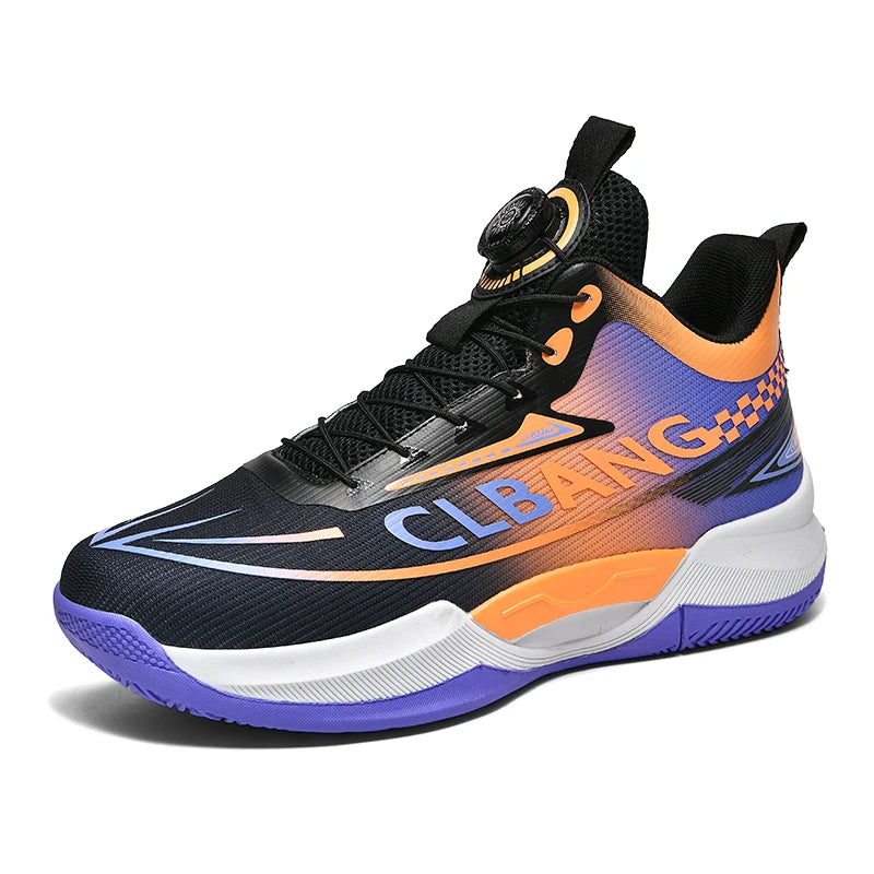 Basketball shoes spring summer anti-slip soft sole outdoor casual sneakers students lightweight breathable sports running shoes