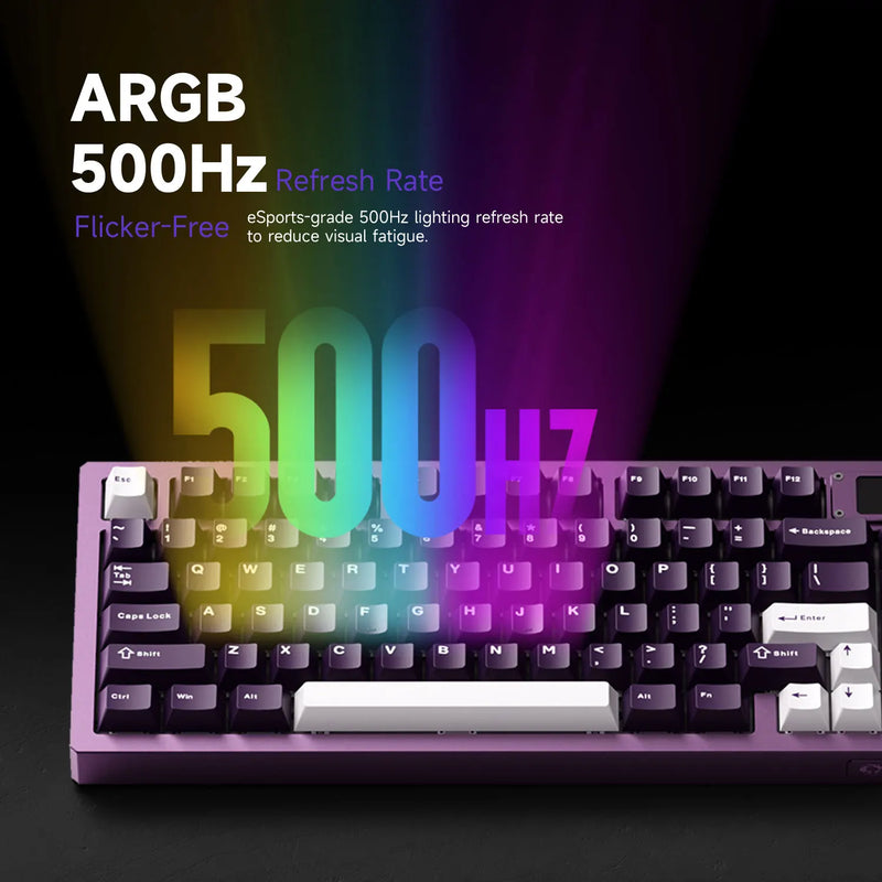 Akko MOD007 V5 HE Magnetic Keyboard with Display Screen 75% Rapid Trigger 0.005mm 8K RGB Gaming Mechanical Keyboard Aluminum CNC