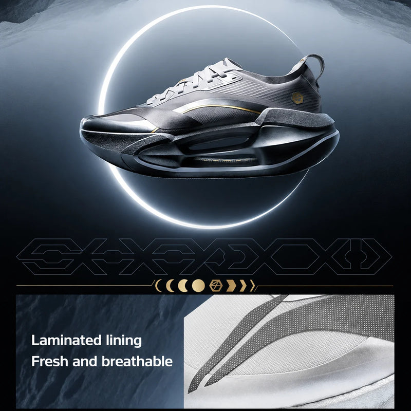 ស្បែកជើងរត់ Li-Ning SHADOW 4 ESSENTIAL សម្រាប់នារី SUPER BOOM Rebound-Speed ស្បែកជើងកីឡា LiNing សម្រាប់រត់ហាត់ប្រាណប្រចាំថ្ងៃ ARRW008