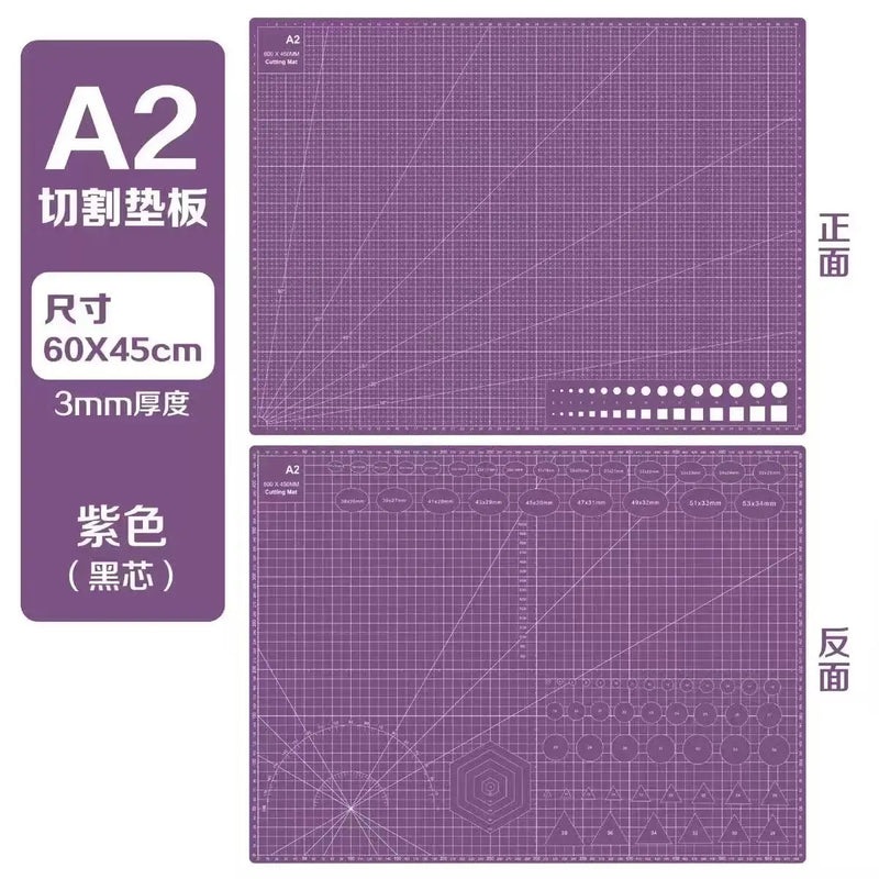 A3 A4 A5 PVC Cutting Mat Workbench Patchwork Cut Pad Sewing Manual DIY Knife Engraving Leather Cutting Board Side Underlay