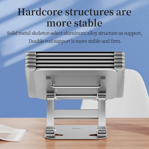 Laptop Stand With Stable Support Adjustable Foldable Laptop Riser Aluminum Computer Stand Notebook Holder MacBook Air Pro Lenovo