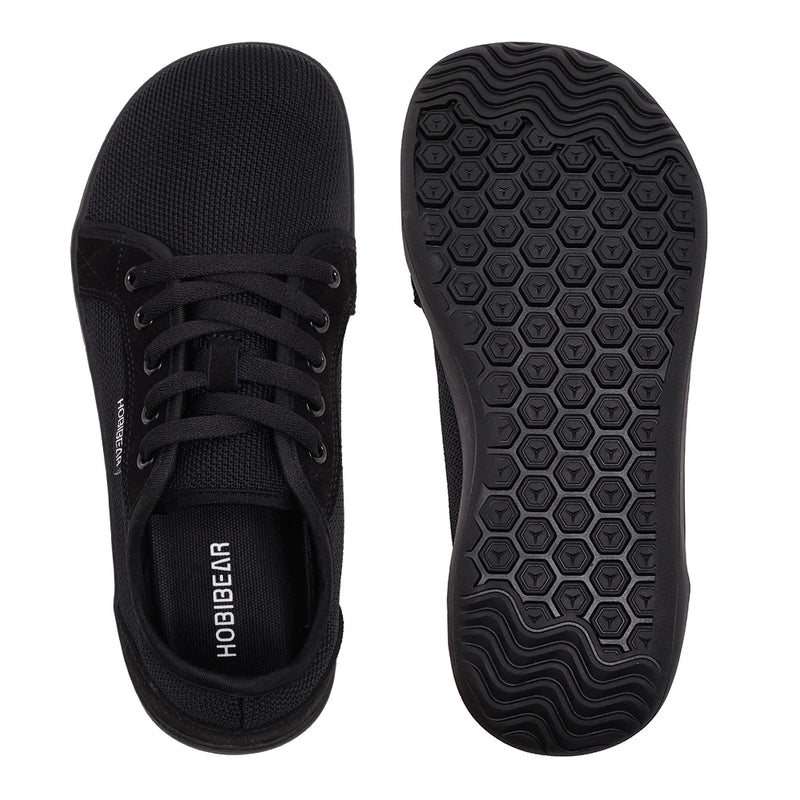 HOBIBEAR Unisex Wide Toe Barefoot Shoes for Men Women Outdoor Trail Running Minimalist Walking Shoes Lightweight and Breathable