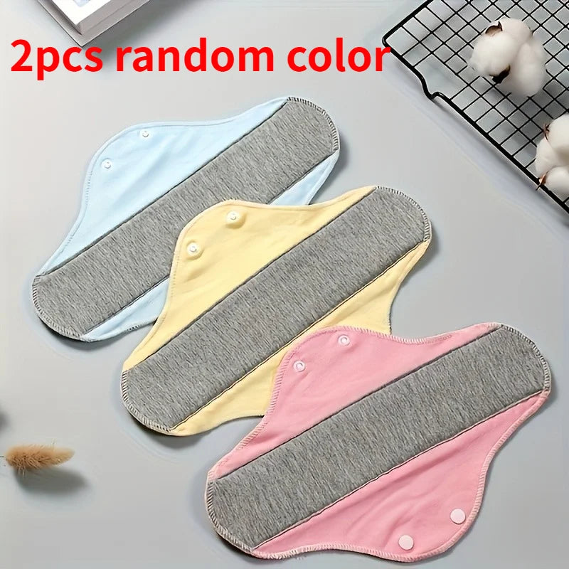 1/2pcs Reusable Feminine Pads, Graphene Pads Soft Comfortable Panty Liners Protective Pads for Women,for Overnight,Daily Use