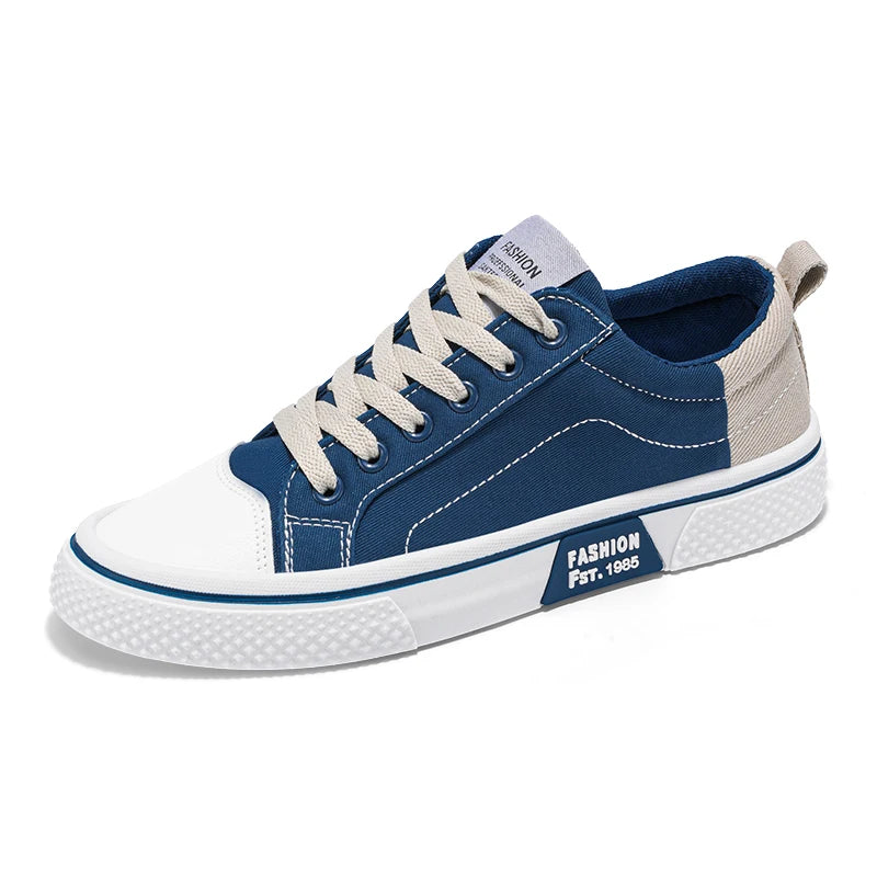 Men's plus-size canvas shoes summer breathable soft-sole non-slip comfort outdoor walking shoes Fashion youth sports board shoes