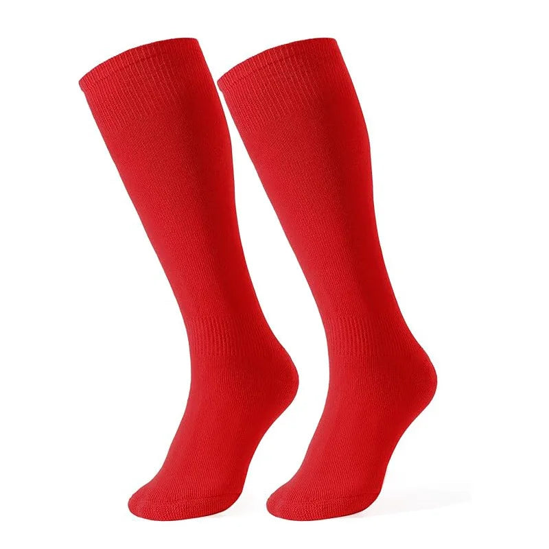 WRELS 1/2/3 Pairs Baseball Socks Moisture Wicking Athletic Socks Knee High Youth Adult Arch Support Softball Compression Socks