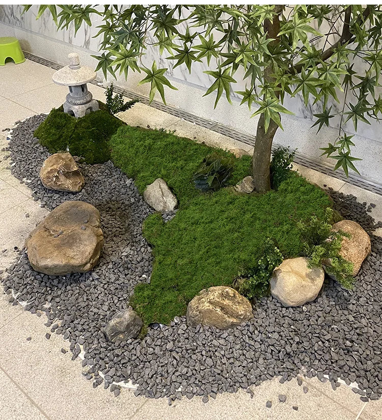 Artificial moss filaments moss lawn people fake moss do not fade DIY scene layout