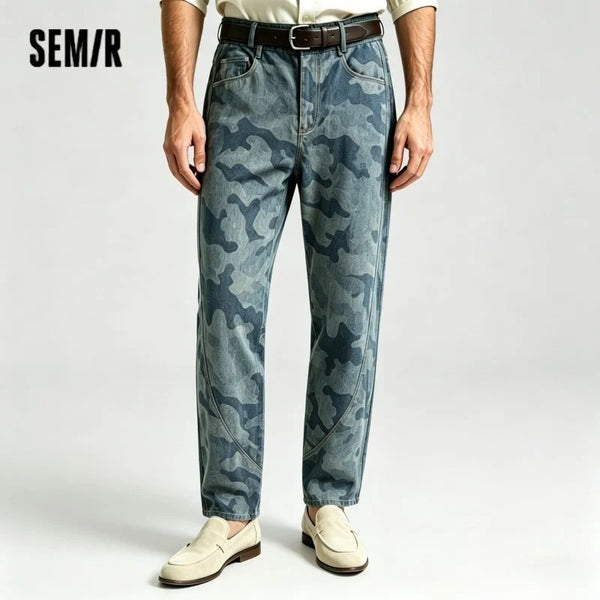ខោខូវប៊យបុរស Semir Camouflage 2026 បោះពុម្ព 3D កាត់រលុង ស្ទីលទីក្រុង សាមញ្ញ ទន់ មានផាសុកភាព ពាក់ប្រចាំថ្ងៃ ទាន់សម័យ